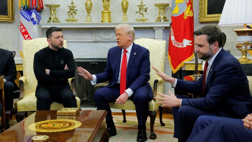 Trump and Vance Have A Tense Meeting With Zelensky